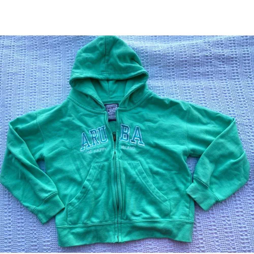 Bundle Aruba Pacific‎ & Co Hoodie Jumping Beans Jeggings Girls Size 7 Outfit